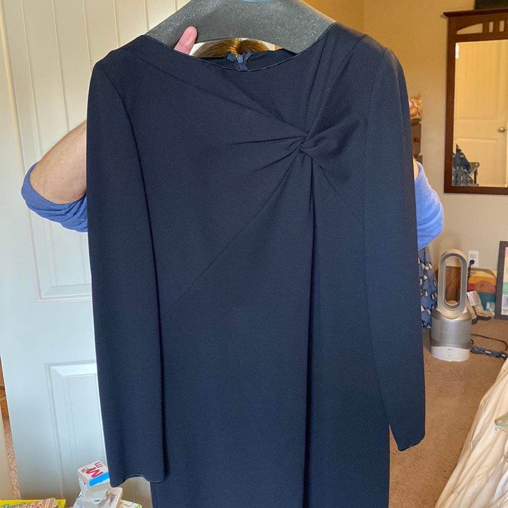 Dark navy Armani dress. New with tags.